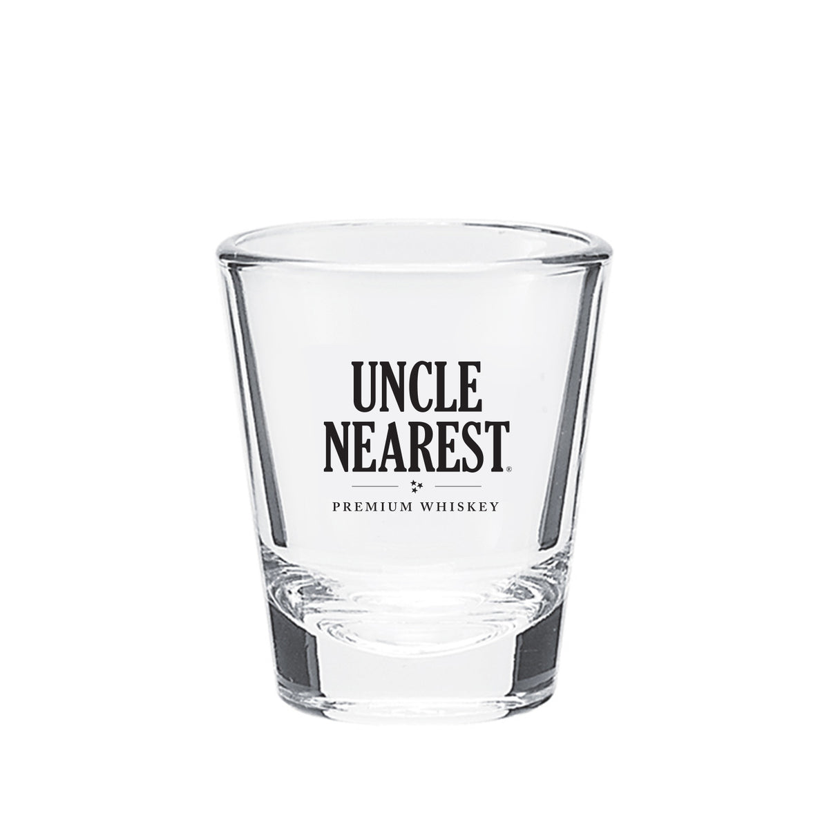 Clear Premium Whiskey Shot Glass Uncle Nearest (Powered by ReserveBar)