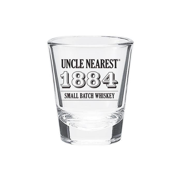 Clear Shot Glass 1884