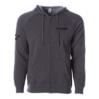 Full-Zip Carbon Hooded Sweatshirt Unisex