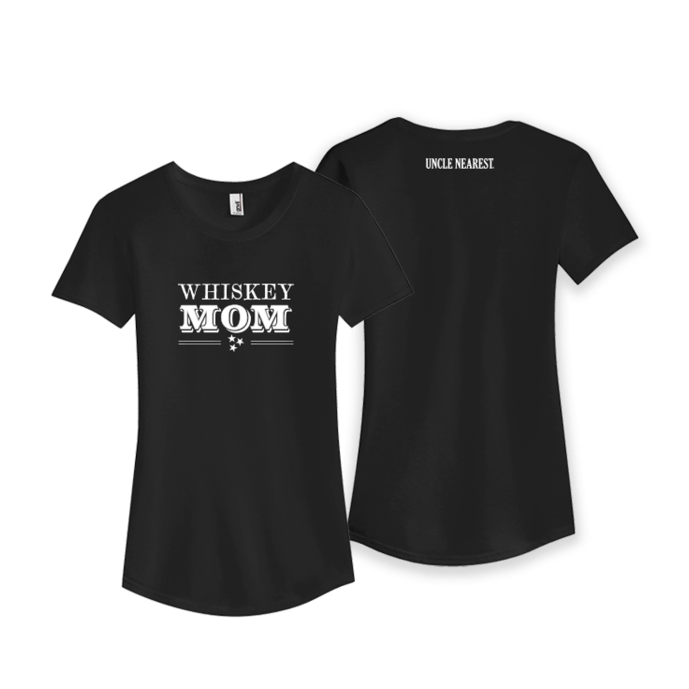 Ladies Whiskey MOM Black T-Shirt