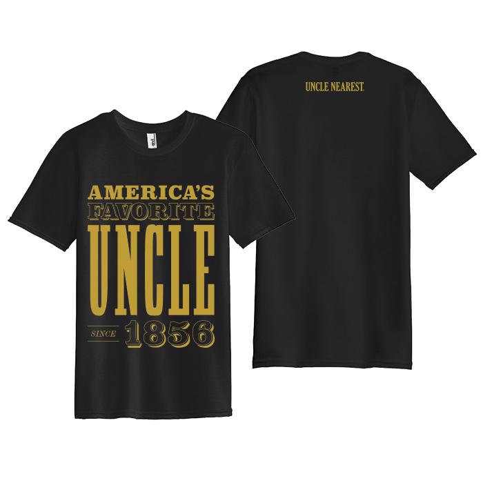Men's Favorite Uncle Black T-Shirt